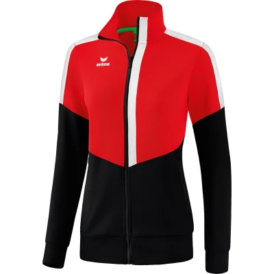 Afbeelding van Squad worker jack dames rood/zwart/wit / 34