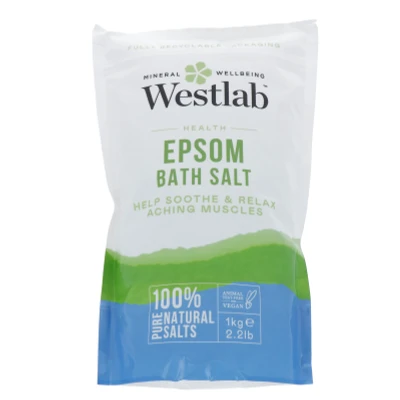 Afbeelding van Westlab 100% Natuurlijk Badzout Reviving Epsom 1000 gr