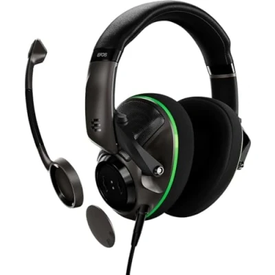 Afbeelding van EPOS H6PRO Xbox Edition bekabelde open akoestische gaming headset voor Deze hoofdtelefoon bevat kabels pc, Mac, PS5™, PS4™, Series XS, One en Nintendo Switch™