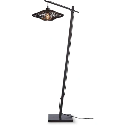 Afbeelding van GOOD&amp;MOJO Vloerlamp Zanzibar Bamboe Zwart 63x40x150cm