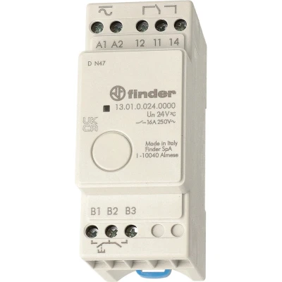 Afbeelding van Finder 13.01.0.024.0000 Stroomstootschakelaar DIN rail 1x wisselcontact 24 V DC/AC 1 stuk(s)