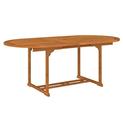 Afbeelding van vidaXL Tuintafel, 200 x 100 75 cm, massief eucalyptushout