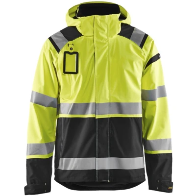 Afbeelding van Blåkläder 4987 1987 Shell jack High Vis ongevoerd Geel/Zwart maat L