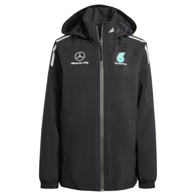 Afbeelding van adidas Performance MERCEDES AMG PETRONAS FORMULA ONE TEAM MECHANICS REGENJACK Dames Zwart 2XL