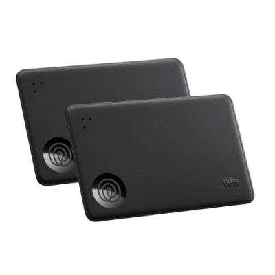Afbeelding van Tile Slim Bluetooth tracker voor Portemonnee, Bagagelabels, Paspoorten en Meer. Compatibel met iOS Android. Telefoonzoeker. 1 pak (zwart)