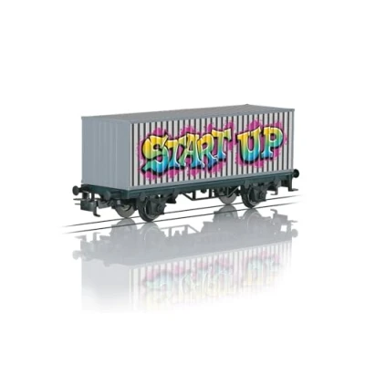 Afbeelding van Märklin Start up 44831 H0 containerwagen graffiti