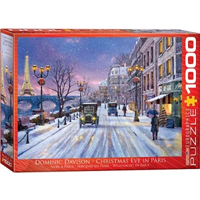 Afbeelding van Christmas Eve in Paris by Dominic Davison