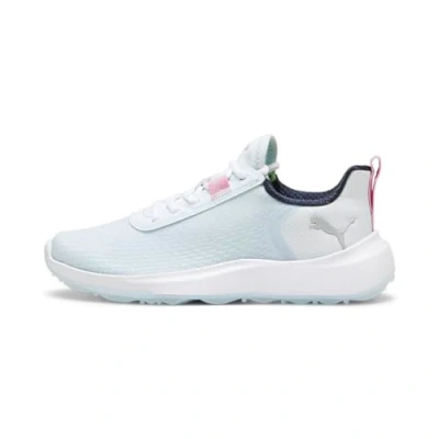 Afbeelding van Puma Golf Fusion Crush Sport Golfschoenen, Dames, Maat: 38, Icy blue/pink icing Textiel