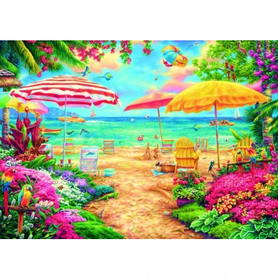 Afbeelding van Bluebird Puzzle A Perfect Day at the Beach 500 Teile.