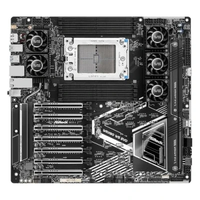 Afbeelding van Asrock WRX90 WS EVO moederbord AMD Socket sTR5 EEB