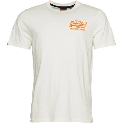 Afbeelding van Superdry Vintage LOGO NEON Tshirt print, Heren, Maat: XL, Ecru