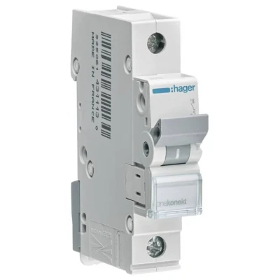 Afbeelding van Hager MCN104 Zekeringautomaat 1 polig 4 A 400 V