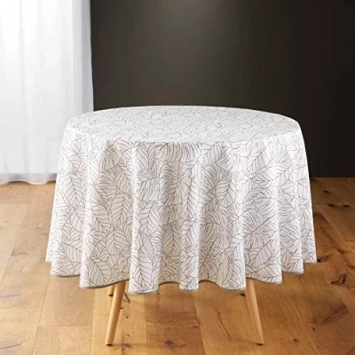 Afbeelding van Ronde tafelkleed met print SOLEA, Ø 180 cm