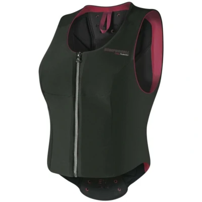 Afbeelding van Komperdell Rugprotector Flexfit Slim Zwart/Bordeaux XS