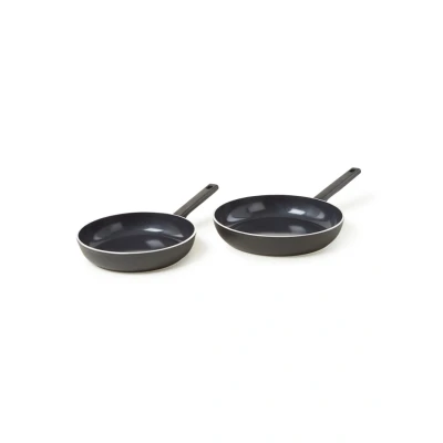 Afbeelding van Demeyere Alu Comfort 3 Ceraforce Koekenpan Set Van 2 Zwart