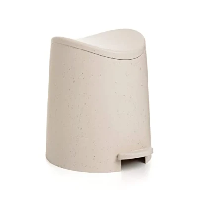 Image de TATAY Poubelle Salle Bain avec Pédale Standard 3L Design Pratique et Fonctionnel Plastique de Grande Qualité Compacte Facile à Utiliser Fabriquée en Espagne 19x21,8x22,1cm Ecohome