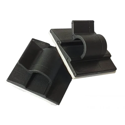 Afbeelding van Kortpack Zelfklevende Kabelclip Voor 5 Mm Kabels. Zwart (100 Stuks)