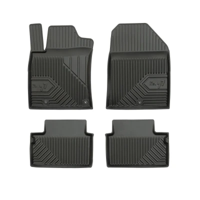 Afbeelding van FROGUM No. 77 77409521 Vloermatset Rubber voor en achter 4 Zwart Op maat gemaakt