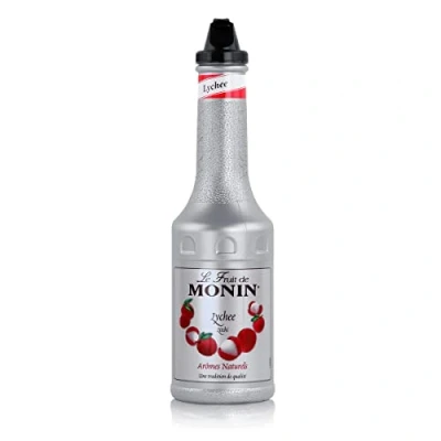 Afbeelding van MONIN Le Fruit Lychee Bereiding op basis van fruit, voor cocktail, culinair en smoothie, 1 l