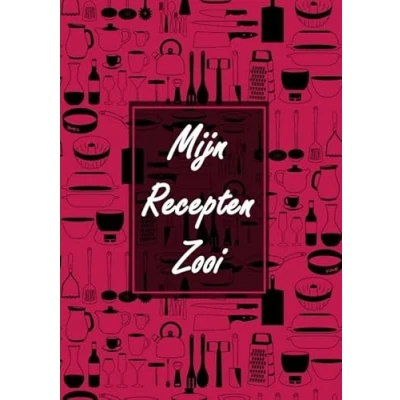 Afbeelding van Receptenboek Invulboek Blanco Recepten Notitieboek Om Zelf in te Vullen &quot;Mijn Zooi&quot;