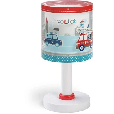 Afbeelding van Dalber tafellamp kinderen auto&#039;s politie