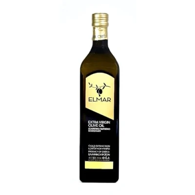 Afbeelding van Trinovi Elmar extra vierge olijfolie, premium kwaliteit, 1 liter, koudgeperst, rechtstreeks uit Griekenland, speciaal proces, glazen fles