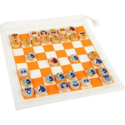 Afbeelding van Small Foot Schaakspel reiseditie Gemakkelijk mee te nemen op reis 26cm