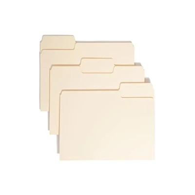 Afbeelding van Super Tab Folders, Letter, 1/3 Cut Tab, Ltr, 11pt, 24/BX, Manila, verkocht als 1 pakket