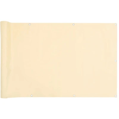 Afbeelding van Tuinscherm 400x120 cm PVC crmekleurig