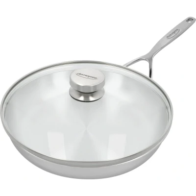 Afbeelding van Demeyere Multiline Koekenpan + Glasdeksel 28 cm