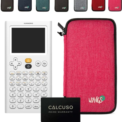 Afbeelding van CALCUSO Basispakket roze met Grafische Rekenmachine Numworks