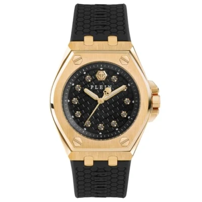 Afbeelding van Philipp Plein Extreme Lady PWJAA0322 Horloge Siliconen Zwart Ø 38 mm