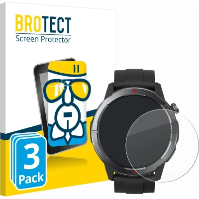 Afbeelding van BROTECT Screenprotector voor Zeblaze Stratos 3 Ultra Folie Beschermfolie Beschermglas transparant (3 Stuks)