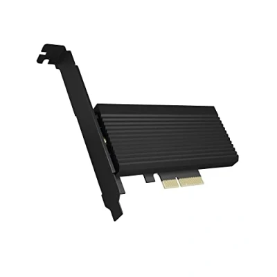Afbeelding van ICY BOX IB PCI208 HS, PCIe Erweiterungskarte mit Kühlkörper, M.2 NVMe SSD zu 4.0 x4 1 poort controller Geschikt voor: SATA Incl.