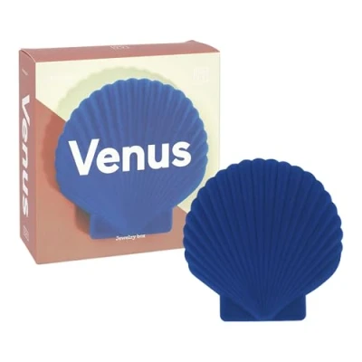 Afbeelding van Schelp Sieradendoosje Blauw