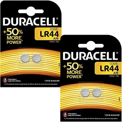 Afbeelding van Duracell Specialty LR44 alkalinebatterijen, 2 stuks