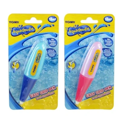 Afbeelding van TOMY Aquadoodle E72391, viltstift met brede punt voor matten, uitwisbare pennen watertekenen, viltstiften, geschikt baby&#039;s van 18 maanden +