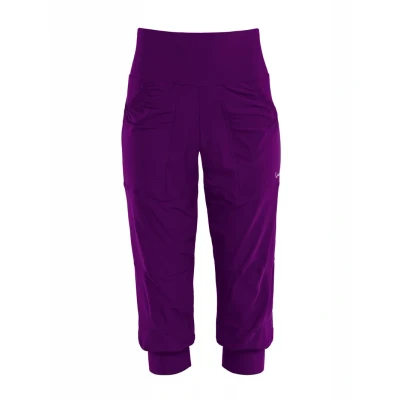 Afbeelding van Winshape 3/4 sportbroek, Dames, Maat: Small, Dark plum