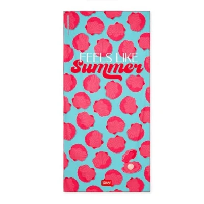 Afbeelding van Legami Microfibre légère, compacte, résistante au sable, séchage rapide, ultra absorbante, serviette peu encombrante, 85 x 180 cm, bleu marine