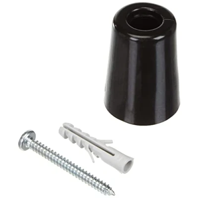 Afbeelding van Brinox Moderne deurstopper zwart 37 x 50 mm