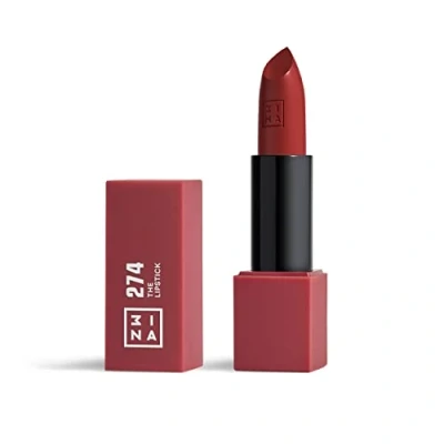 Afbeelding van 3ina THE Lipstick Lippenstift, Dames, Maat: 4.5 g, 274 dark vintage pink