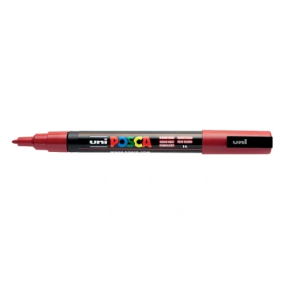 Image de POSCA MARQUEUR PC3M ROUGE FONCE