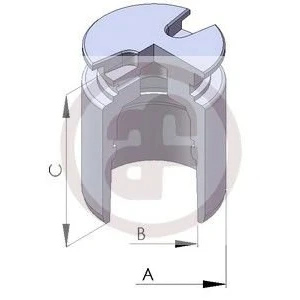 Afbeelding van AUTOFREN SEINSA D02554 Zuiger, remklauw 38 Achteras BOSCH AUDI: A3 Sportback, VOLKSWAGEN: Caddy 3, GOLF 6, SEAT: Leon II Hatchback, Altea XL