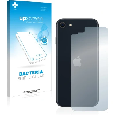 Afbeelding van upscreen Antibacteriële schermbeschermer (1 Stuk, Apple iPhone SE), Smartphone beschermfolie, Transparant