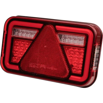 Afbeelding van Achterlicht LED Aspöck Multiled IV links 8 PIN&#039;s bajonet Aspock Achterlichten BouwmanAanhangwagens.nl