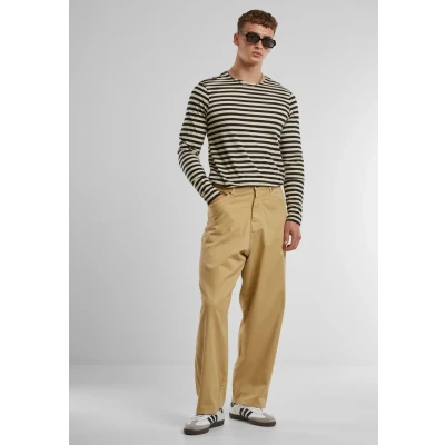 Afbeelding van Urban Classics Tapered Twill Baggy Broek rechte pijpen Taille, 36 inch Beige
