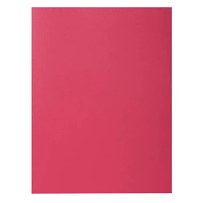Image de Chemise Exacompta Paquet de 10 chemises Bahia &quot;220&quot; 24x32cm Rouge Groseille