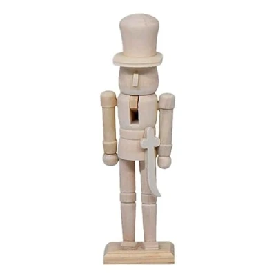 Afbeelding van A2ZWORLD Notenkraker Kerstmis 18 cm, personaliseerbaar, soldaat notenkraker, 1 stuk