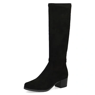 Afbeelding van Caprice Laarzen, Dames, Maat: 40.5, Black stretch Textiel