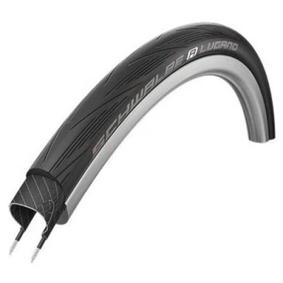 Afbeelding van Buitenband Schwalbe Lugano II Endurance Reinforced Tread 700 x 25C 25 622mm zwart